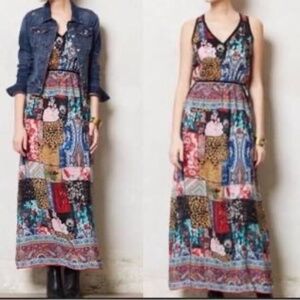 Antropologie Tolani Sleeveless Patchwork Dress